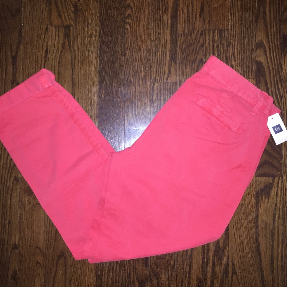 Gap Nantucket Red Girlfriend Chinos